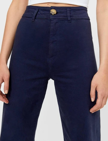 Blugi Stradivarius, bleumarin, 34