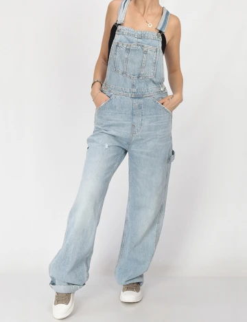 Salopeta Stradivarius, albastru, 36