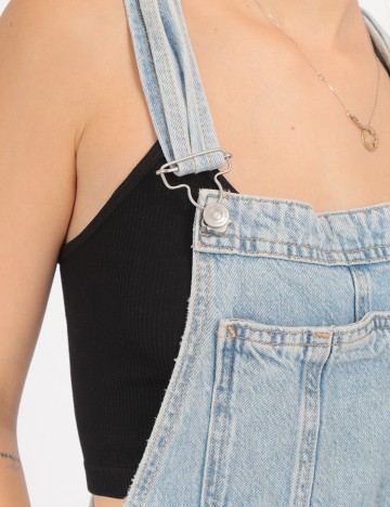 Salopeta Stradivarius, albastru, 36