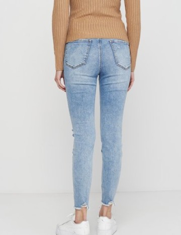 Blugi Stradivarius, albastru, 34
