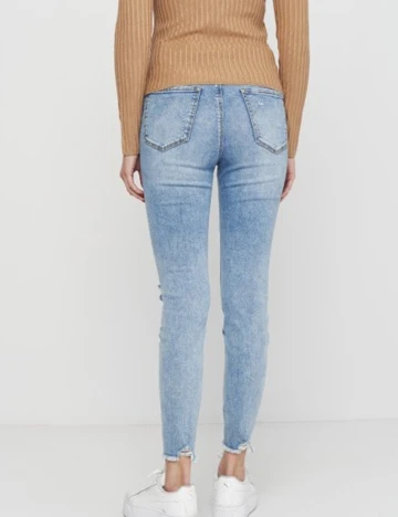 Blugi Stradivarius, albastru, 34