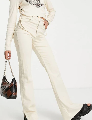 Blugi Stradivarius, crem, 42