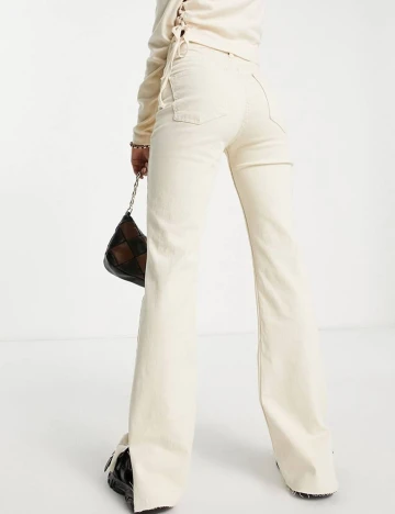 Blugi Stradivarius, crem, 42