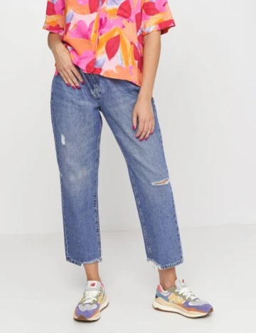 Blugi Stradivarius, albastru, 38