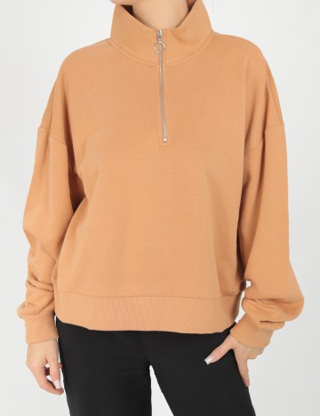 Bluza Stradivarius, maro, L