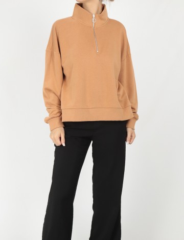 Bluza Stradivarius, maro, L
