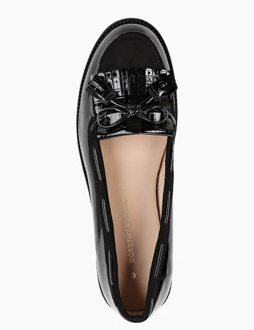 Mocasini Dorothy Perkins, negru, 37