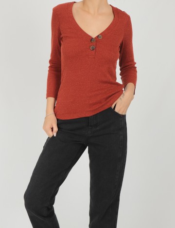 Bluza Mohito, caramiziu, XS