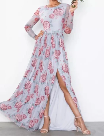 Rochie lunga NELLY, floral, 42
