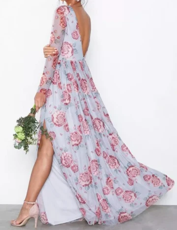 Rochie lunga NELLY, floral, 42