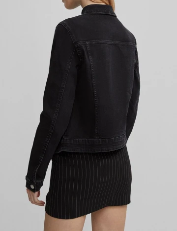 Jacheta Bershka, negru, S