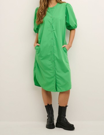 Rochie medie Kaffe, verde, 40