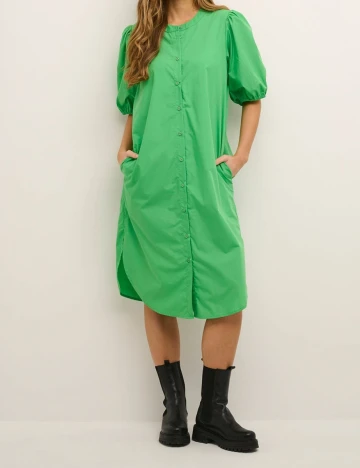 Rochie medie Kaffe, verde, 40