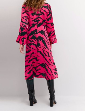 Rochie medie My Essential Wardrobe, roz, 36