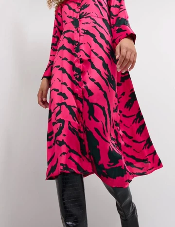 Rochie medie My Essential Wardrobe, roz, 36 Roz