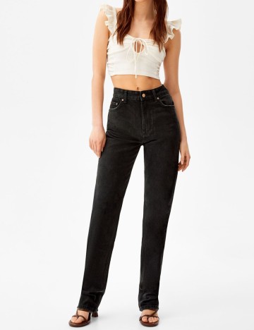 Blugi Bershka, negru, 36