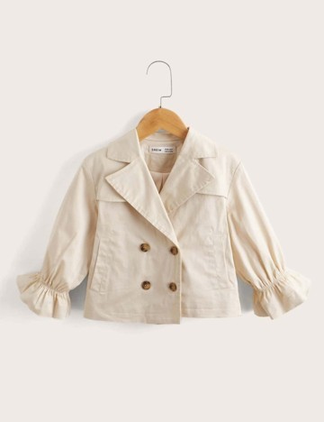 Sacou Shein Kids, crem, 3 ANI