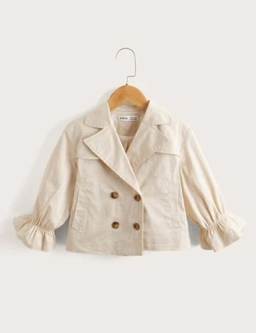 Sacou Shein Kids, crem, 3 ANI