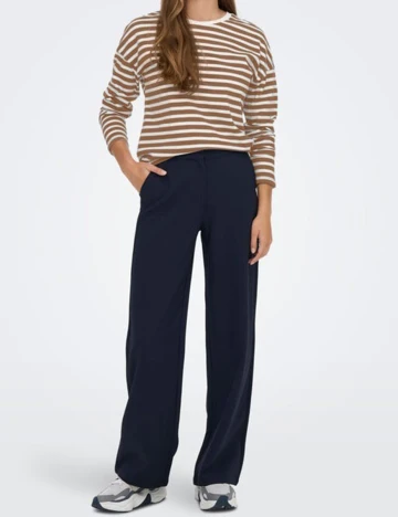 Bluza Jacqueline de Yong, alb/maro, XL