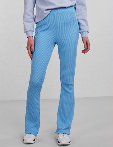 
						Pantaloni Pieces, albastru, L