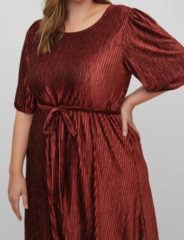Rochie scurta Evoked Vila, maro, 50