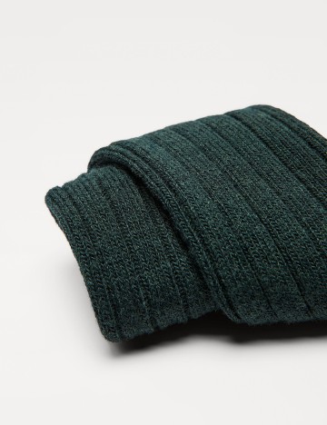 Sosete Zara, verde inchis, L