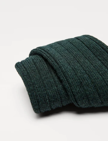 Sosete Zara, verde inchis, L