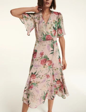 Rochie medie Reserved, floral, 40