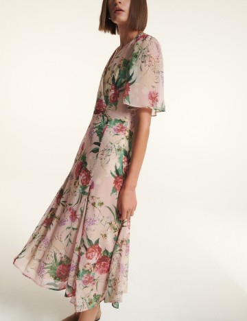 Rochie medie Reserved, floral, 40