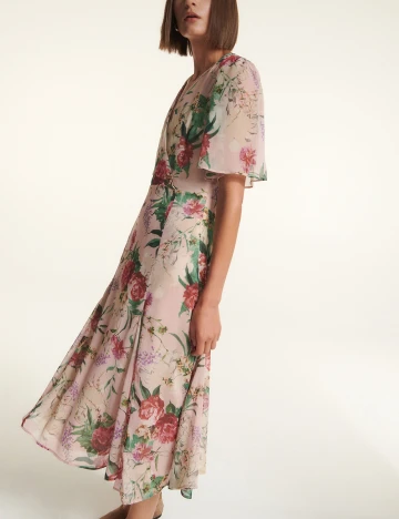 Rochie medie Reserved, floral, 40