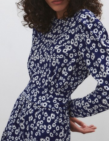 Rochie scurta Reserved, albastru, L