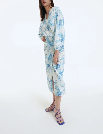 Rochie medie Reserved, bleu, S