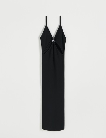 Rochie medie Reserved, negru, M