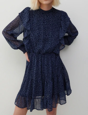 Rochie scurta Reserved, bleumarin