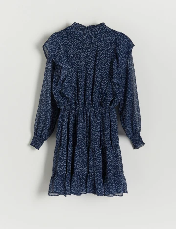 Rochie scurta Reserved, bleumarin