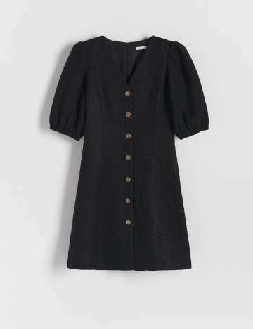 Rochie scurta Reserved, negru, 34