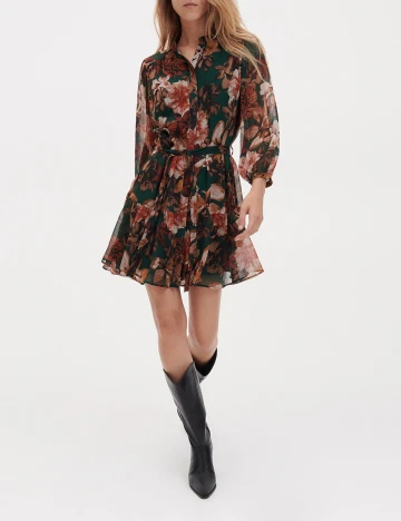 Rochie scurta Reserved, verde, 44