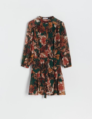 Rochie scurta Reserved, verde, 44