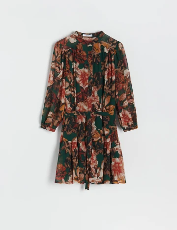 Rochie scurta Reserved, verde, 44