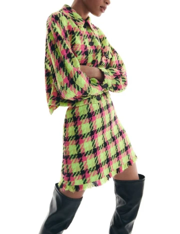 Jacheta Reserved, verde neon, XL