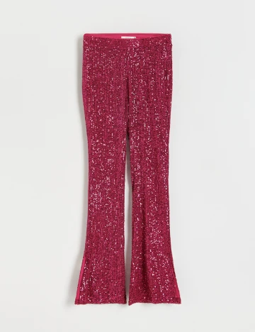 Pantaloni Reserved, roz, L