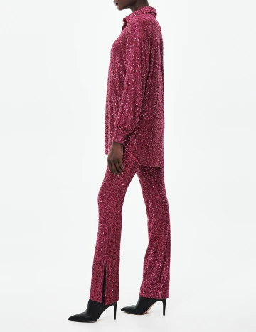 Pantaloni Reserved, roz, L