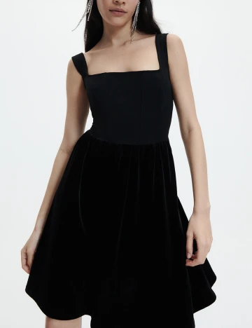 Rochie scurta Reserved, negru, 40 Negru
