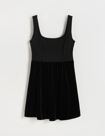 Rochie scurta Reserved, negru, 40 Negru