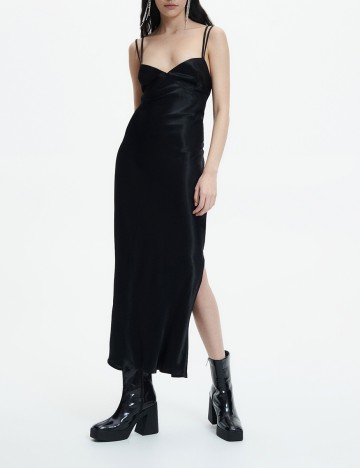 
						Rochie medie Reserved, negru, L