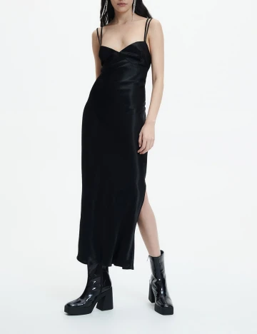 Rochie medie Reserved, negru, M Negru