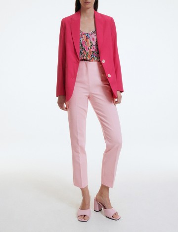 Pantaloni Reserved, roz, S