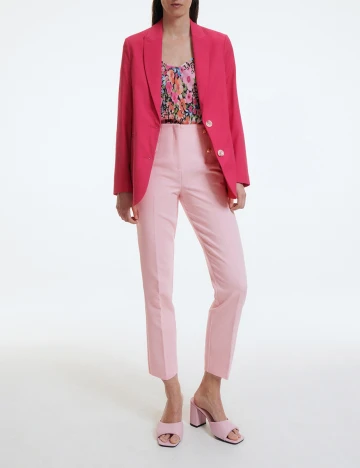 Pantaloni Reserved, roz, S