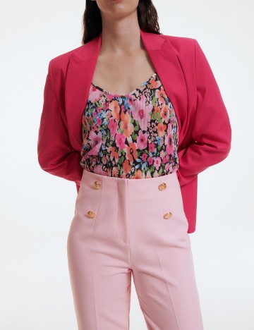 Pantaloni Reserved, roz, S