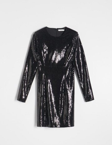 Rochie scurta Reserved, negru, XS